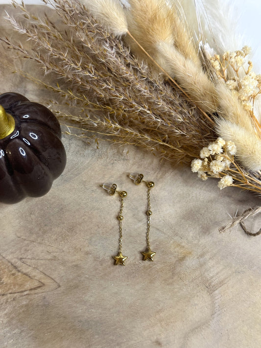 Boucle d’oreille étoile