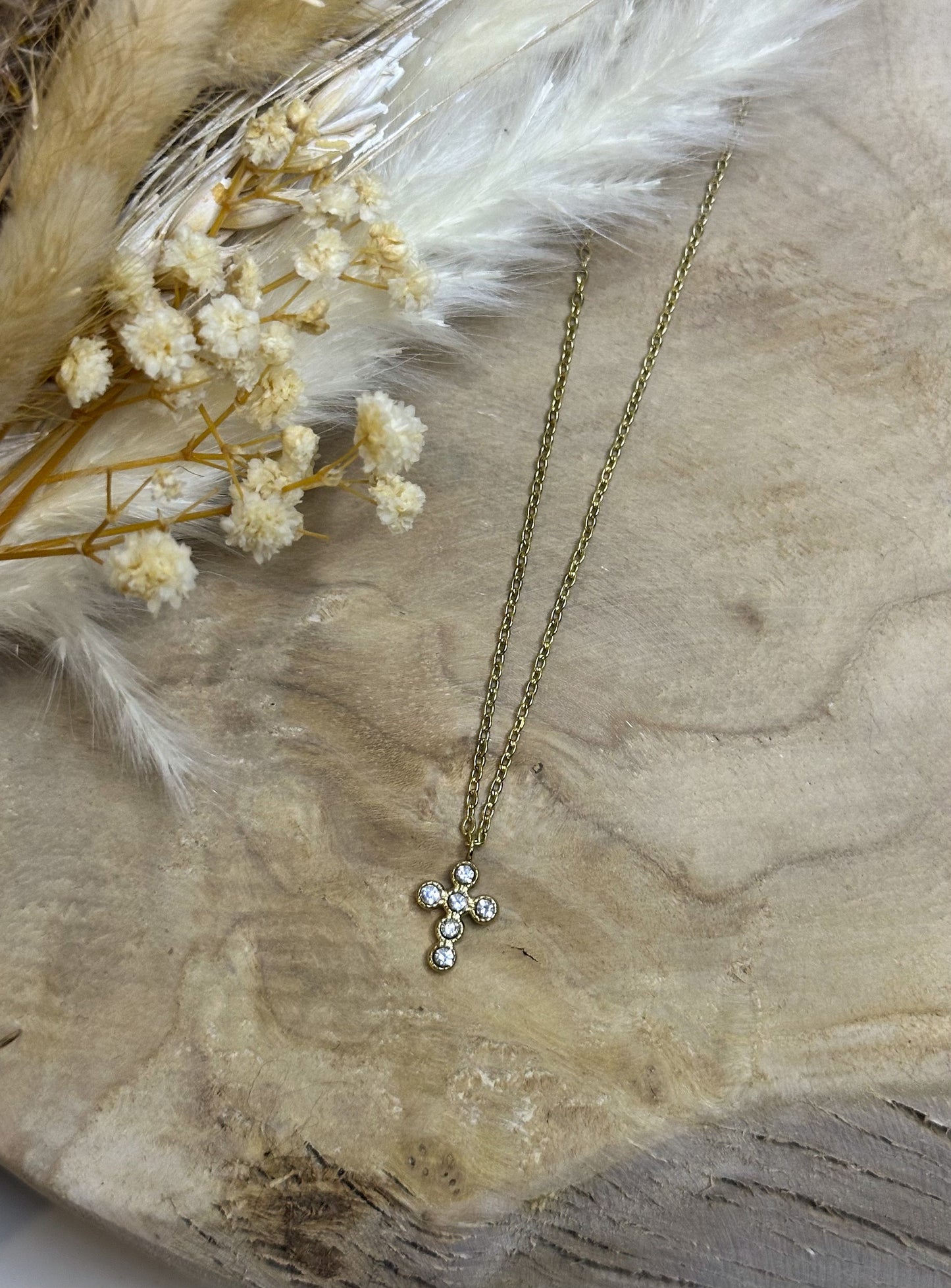 Collier croix Anna